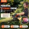 VEVOR 23.2-inch 26CC 2 Cycle Gas Hedge Trimmer, Gas Powered Handheld Hedge Trimmer with Dual Sided Dual Action Blade, 180° Adjustable Trimmer Head