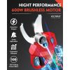 20V Electric Pruning Shears, Portable Cordless Branch Cutter Tree Trimmer with LCD Display Replaceable Blades
