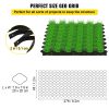 VEVOR Ground Grid, 1885 lbs per Sq Ft Load Geo Grid, 2" Depth Permeable Stabilization System for DIY Patio, Walkway, Shed Base, Light Vehicle Driveway
