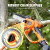 VEVOR 2-in-1 Cordless Pole Saw & Mini Chainsaw, 20V 2Ah Battery Pole Chainsaw