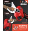 20V Electric Pruning Shears, Portable Cordless Branch Cutter Tree Trimmer with LCD Display Replaceable Blades