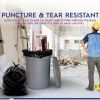 Extra Thick 65+ Gallon Trash Bags Heavy Duty - 100 Count Black Tear-Resistant Garbage Bags for Outdoor Waste, Leaf Cleanup