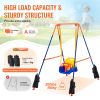 VEVOR Swing Sets for Backyard 3 in 1 Toddler Swing Set with 4 Sandbags Foldable