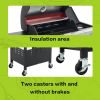 Propane Grill 3 Burner Barbecue Grill Stainless Steel Gas Grill with Side Burner, 37,000 BTU Outdoor Cooking, Patio, Garden Barbecue Grill