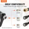 VEVOR Short Pressure Washer Gun, 4000 PSI High Power Washer Spay Gun, M22-14 mm / M22-15 / 3/8'' Inlet & 1/4'' Outlet Hose Connector Foam Gun