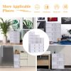 WAYTRIM Clear Plastic Shoe Storage Boxes, Foldable 18 Pack Stackable Shoe Organizer for Closet