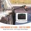 VEVOR Cordless Pressure Washer, 652-PSI 1.1 GPM Portable Power Cleaner, Handheld High-Pressure Car Washer Gun with 4.0Ah Battery, Charger