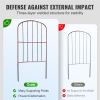 VEVOR Garden Fence, No Dig Fence 24in(H) x30ft(L) Animal Barrier Fence, Underground Decorative Garden Fencing with 2 Inch Spike Spacing